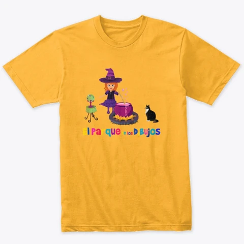 Camiseta de chico Bruja Luna haciendo la poción